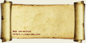 Iva Šesto vizit kartica